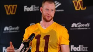 Wentz, rookies looking forward to FedEx Field practice