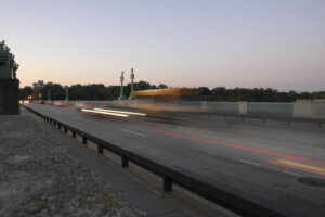 Sunrise at taft bridge in Washington DC