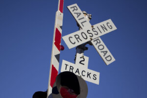 Rail road sign