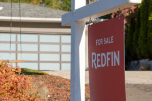 Redfin Real Estate Yard Sign Pictures in Seattle