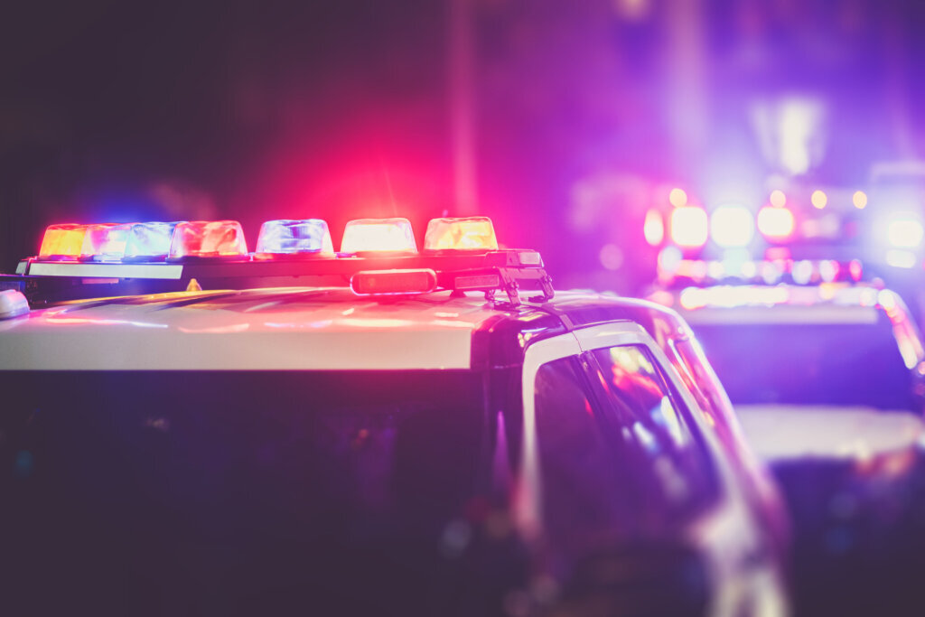 Police vehicle lights