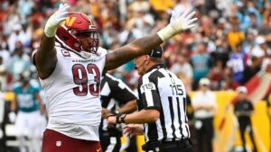 Washington Commanders vs. Detroit Lions Week 2 inactives