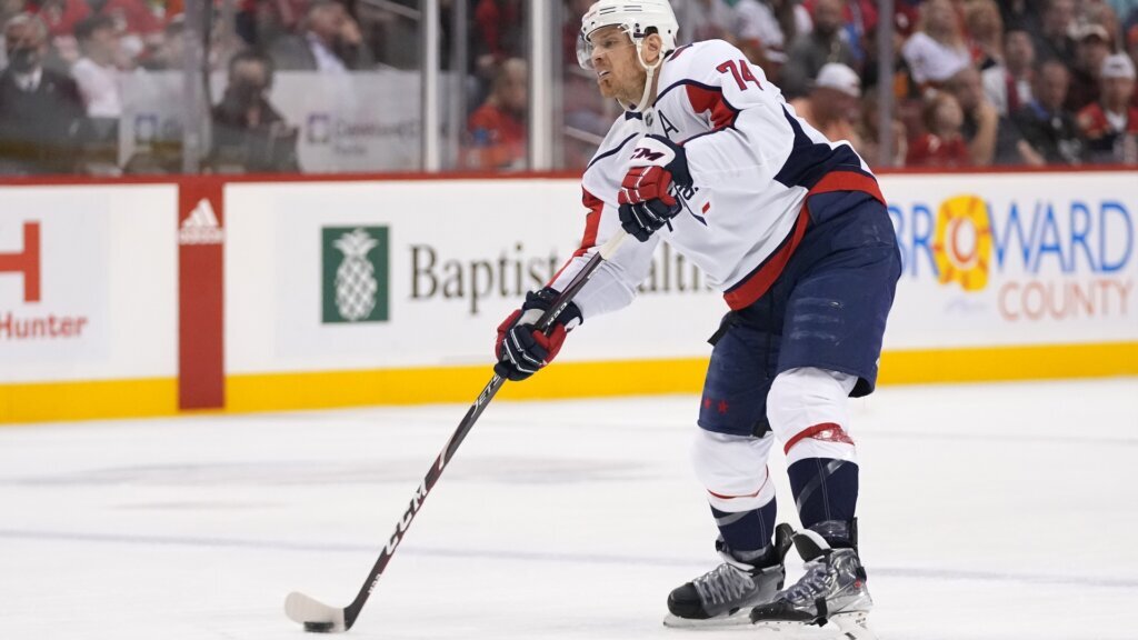 Caps’ defensemen stand tall in preseason win over Red Wings