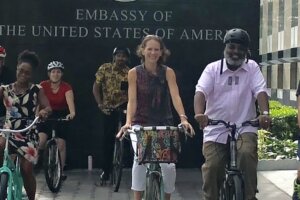 Sarah Langenkamp Bike to Work Day