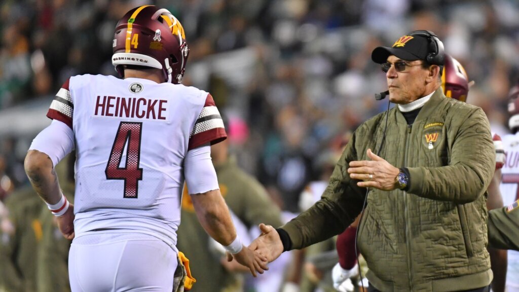 Taylor Heinicke reiterates interest in returning to Commanders