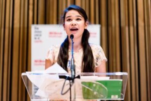 Students participate in Mikva Challenge DC’s Project Soapbox even in Downtown D.C.