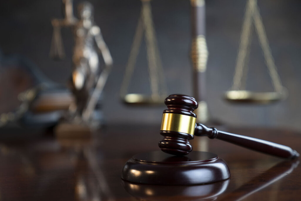 The law concept background.