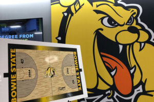 Bowie state mascot