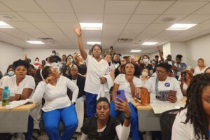 Stratford students inside nova