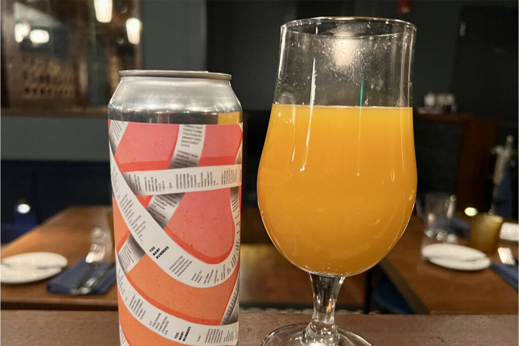 Two Tides Brewing Co's Two Tides Too Many Numbers Fruited Sour