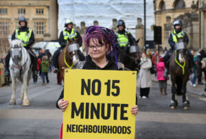 Protests Against Oxford Becoming A 15 Minute City