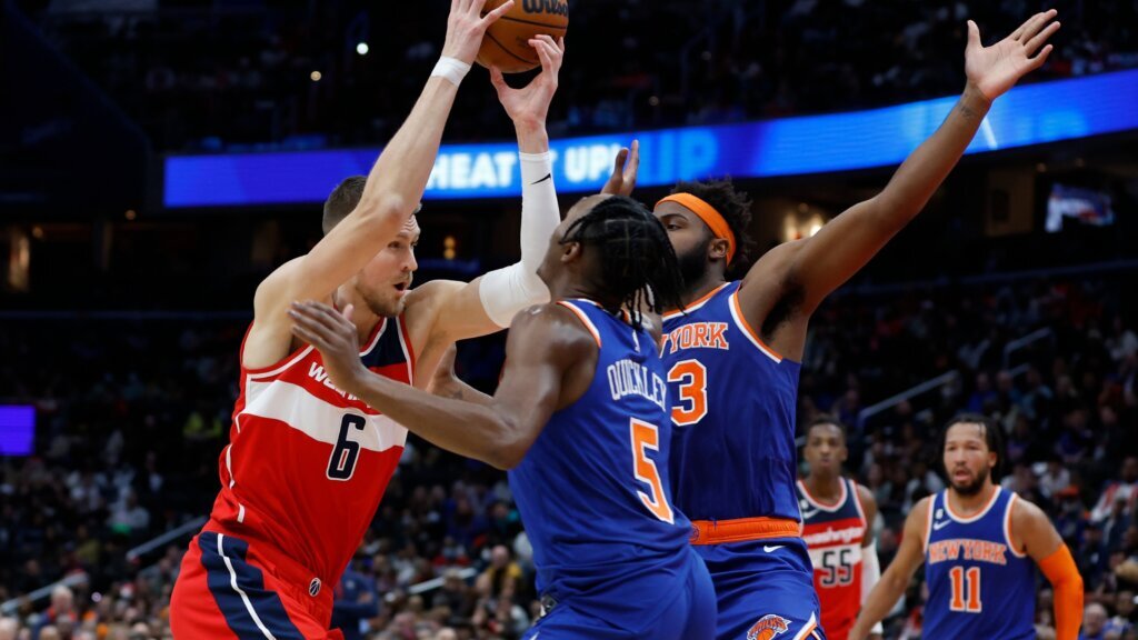 Wizards lose 19 point lead, fall to Knicks