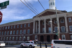 Coolidge High School is located in Nortwhest D.C. (WTOP/Megan Cloherty)