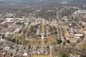 University of Virginia Campus Aerial View