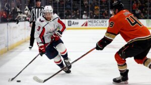 Caps beat Ducks in OT as Jensen, Fehervary exit with injuries