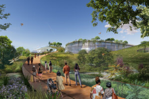 Concept renderings of the Therme DC project. (Courtesy Therme/DSR)