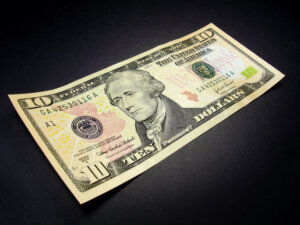 New USA Ten Dollar Bill