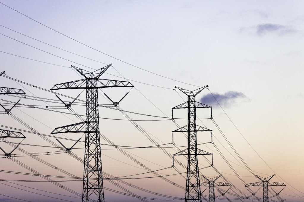 Industrial Power Distribution During Dusk