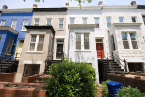 Tidy Italianate Style Row Houses Homes Washington DC