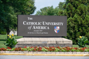 The Catholic University of America Sign