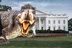 The White House in the District of Columbia