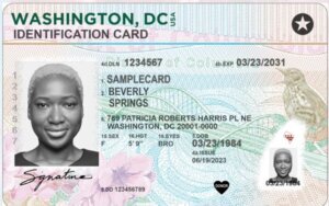 New dc driver license