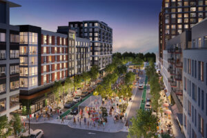 A rendering of the West Falls development. (Courtesy Hoffman & Associates)