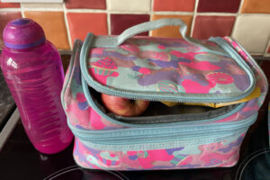 Get ready for school getting pack lunch ready