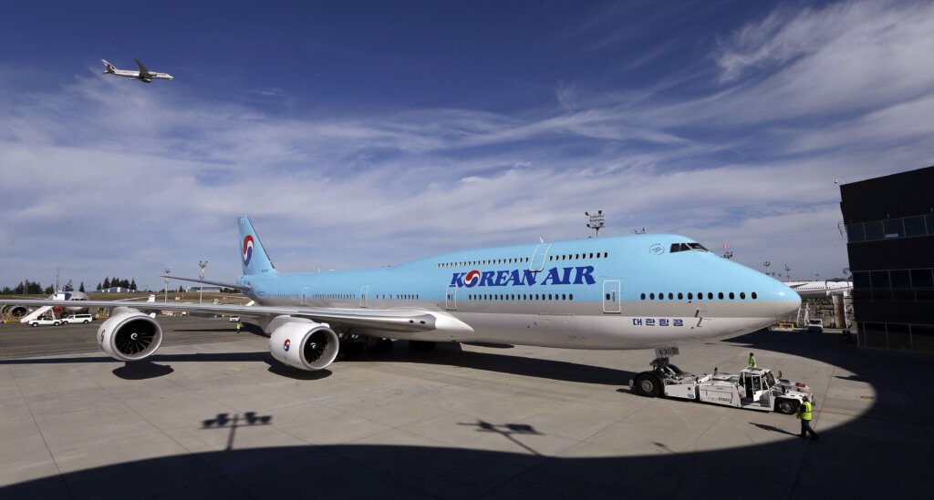 Boeing Korean Air Delivery