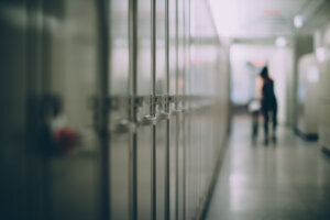 Lockers in a Hallway