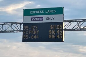 I 95 express lanes sign