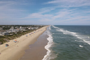 Side profile Outer Banks NC Coastline