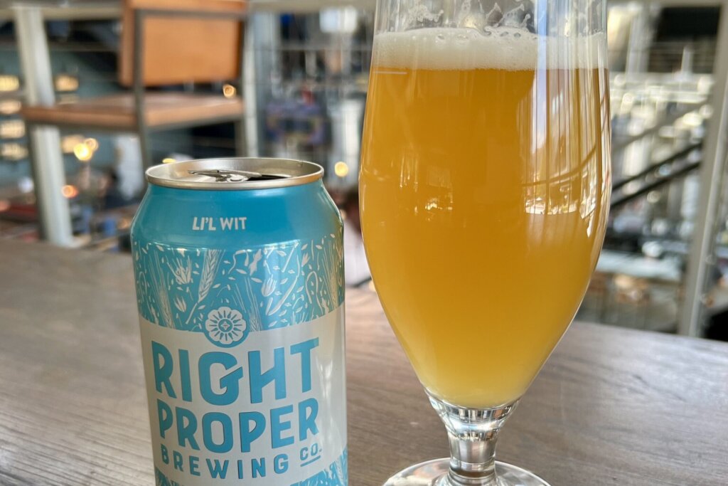 Right Proper Li’l Wit Belgian Style White Ale
