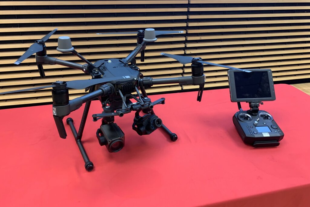 A police drone