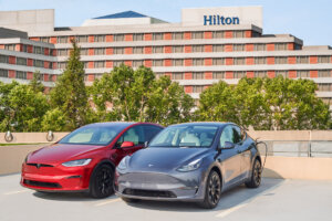 Tesla Charging Hero Shot