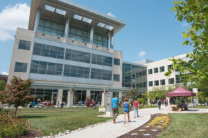 Campus quad summer