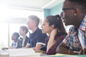 Students in classroom during lesson