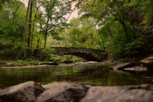 Boulder Ridge Rock Creek Park Over Stream