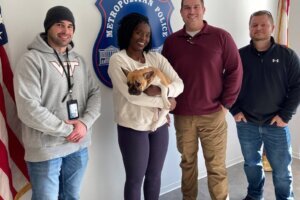 D.C. police posted a photo of the reunion.