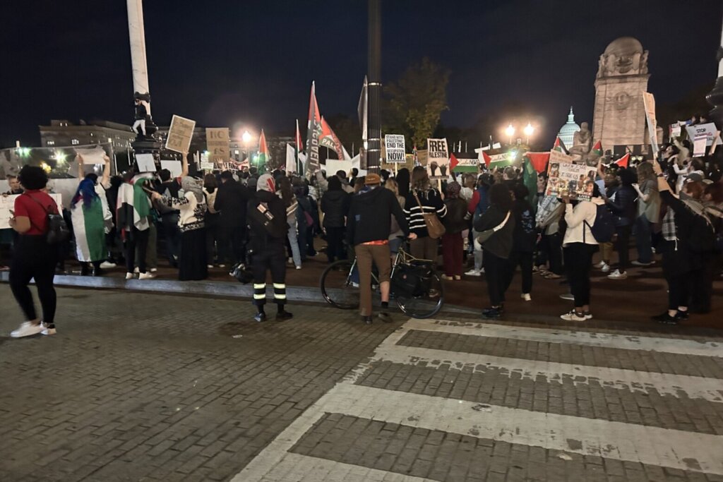 Union Station protest