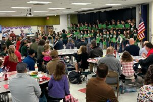 Veterans breakfast at White Oaks Elementary School