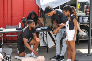 Isaac Esene teaches people how to save lives
