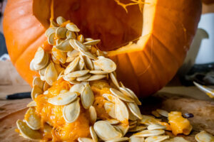 Pumpkin insides