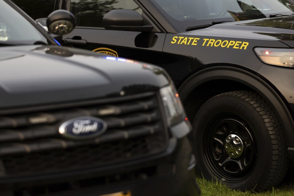 Maryland State Trooper vehicles