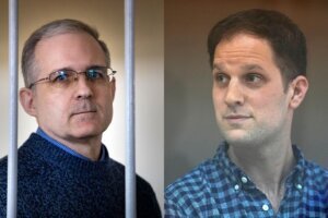 Evan Gershkovich and Paul Whelan via AP