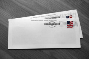Envelopes (B&W Isolated Color)