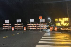 Glebe Rd workzonee