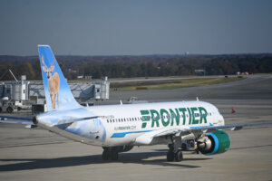 Frontier taxing out from BWI
