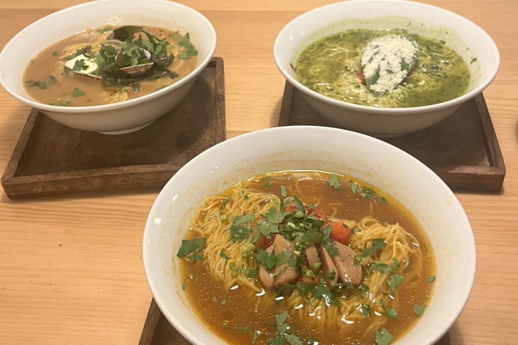 Ramens at Tonari brunch menu