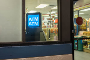 ATM Maching in Store Window